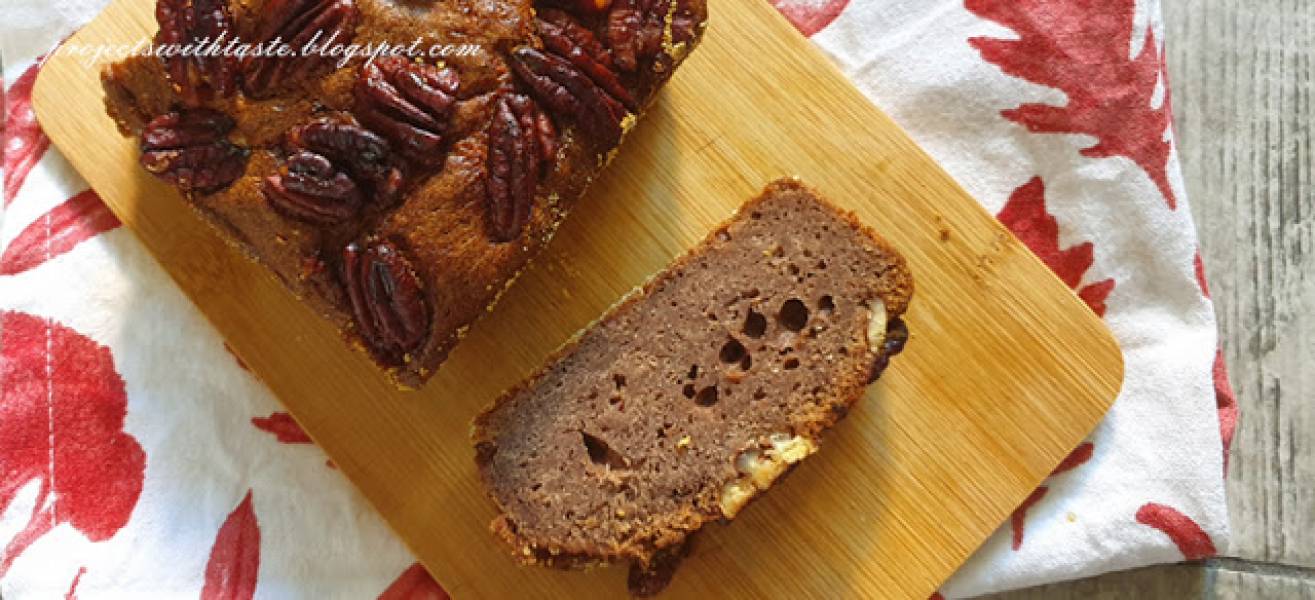 Ciasto bananowo - kakaowe z orzechami / Banana and cocoa cake with nuts