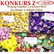 Słodki konkurs z Gibar – wygraj voucher na zakupy
