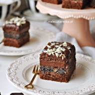 Ciasto EUFORIA czekoladowe z makiem i krówką