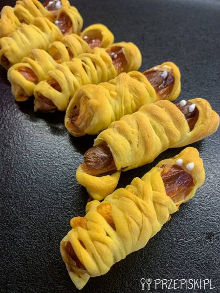 Mini Hot-Dogi Mumie Na Halloween