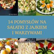 14 pomysłów na sałatki z jajkiem i warzywami