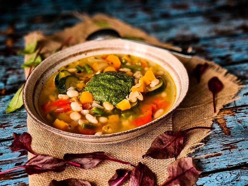 Zupa warzywna z Francji czyli Soupe au Pistou Faceta w Kuchni