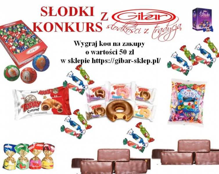 Słodki konkurs z Gibar – wygraj kod na zakupy