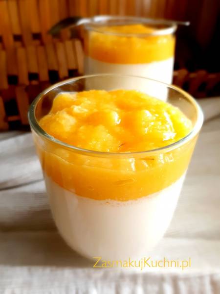 Panna cotta z mango