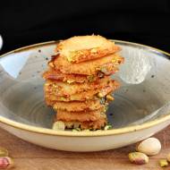 Ciasteczka z marcepanem i pistacjami
