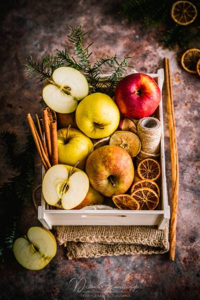 Jabłka na 1000 sposobów | Dżem z jabłek z cynamonem i pomarańczą oraz rogaliki