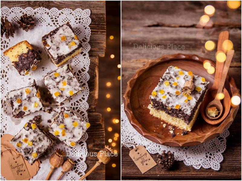 Świąteczny makowiec / Christmas poppy seed cake