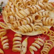 Karnawałowe sprężynki - serpentynki – smakowite faworki w innym kształcie  😋😋😋