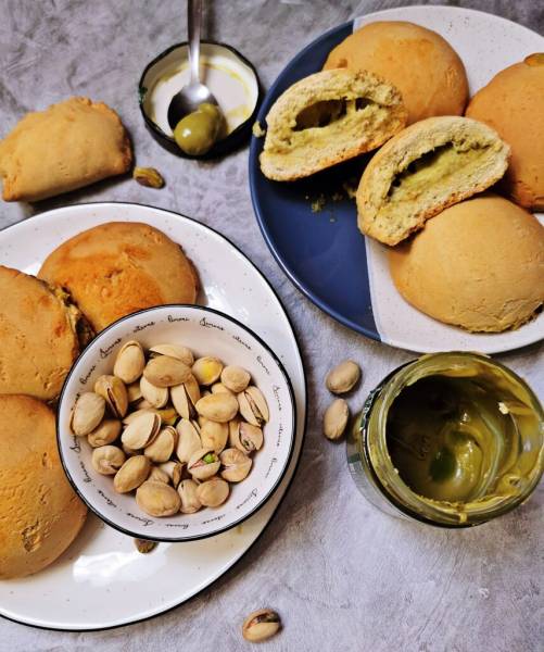 Ravazzate alcamesi – włoskie ciasteczka z pistacjami