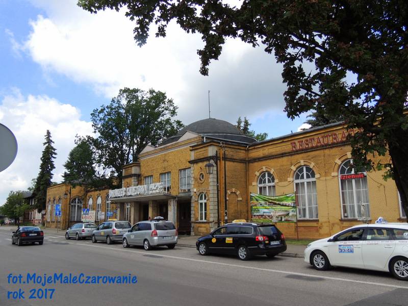 Zabytkowy Dworzec Kolejowy w Ciechocinku woj. kujawsko - pomorskie