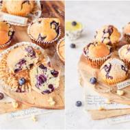 Babeczki cytrynowo-borówkowe / Lemon and blueberry cupcakes