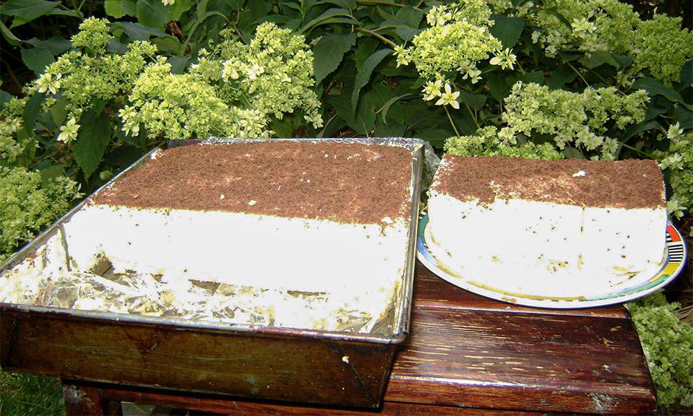Ciasto pianka na herbatnikach