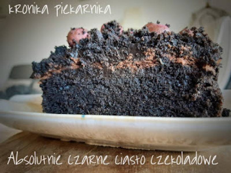 Absolutnie czarne ciasto czekoladowe