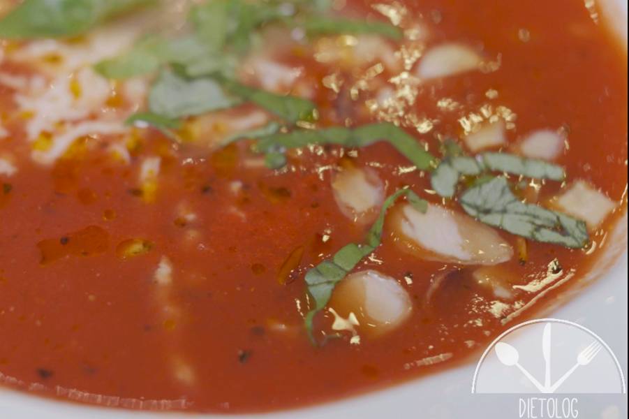 Prosta zupa pomidorowa z passaty #talerzdiabetyka