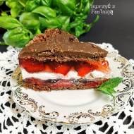 Ciasto truskawkowo – czekoladowe