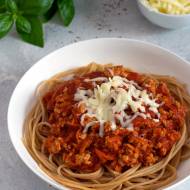 Spaghetti z mięsem drobiowym