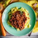 Pappardelle z sosem z dzika