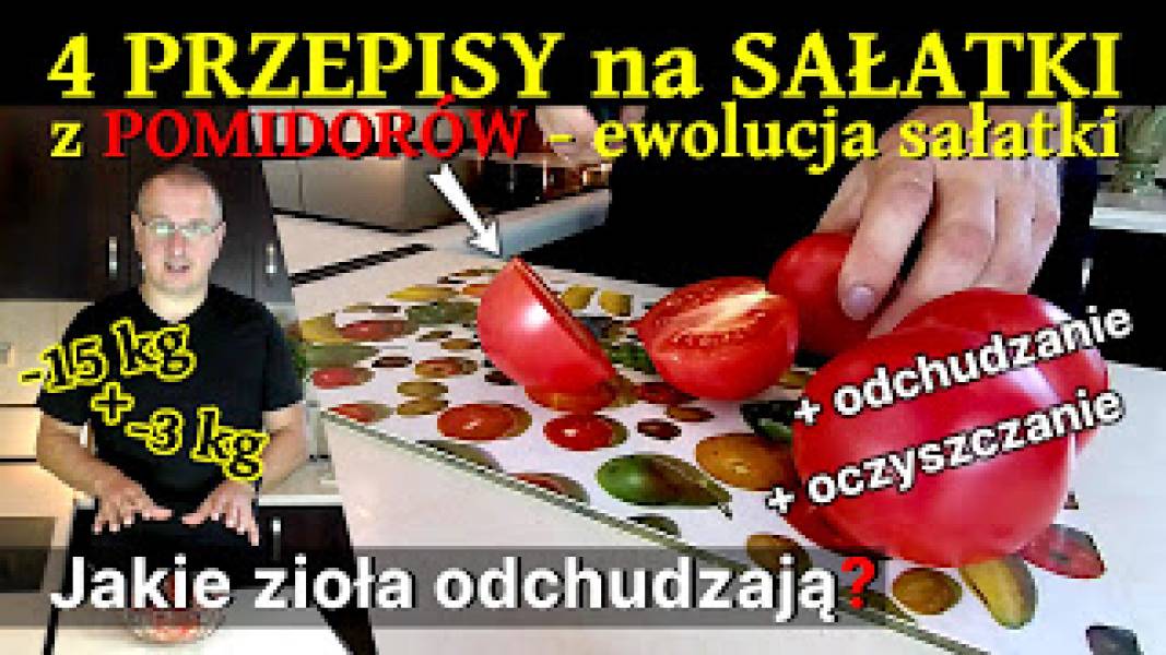 4 Przepis na sałatkę z pomidorów i ...