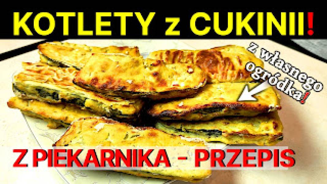 Kotlety z cukinii pieczone w piekarniku