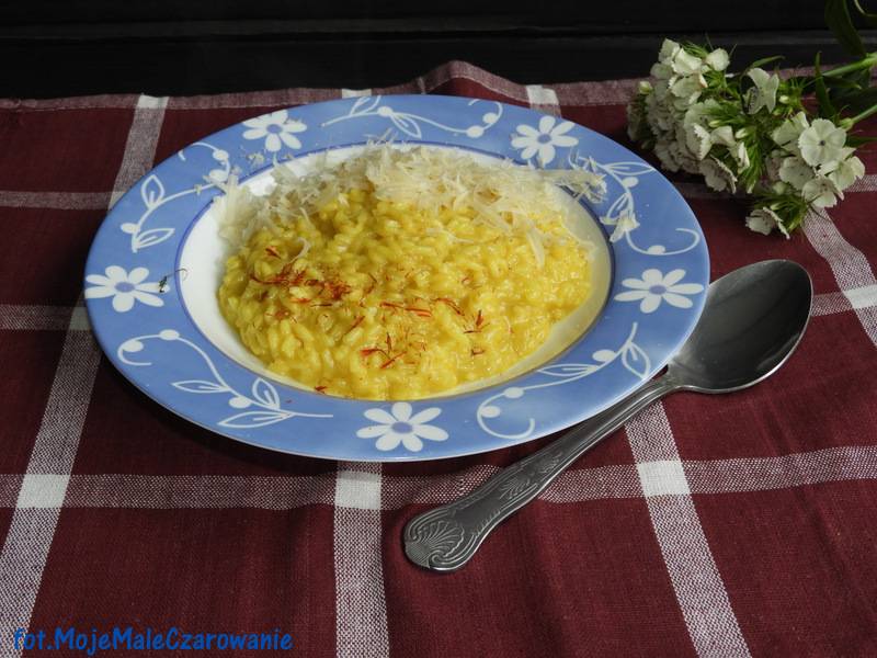 Risotto allo zafferano - ryż z szafranem