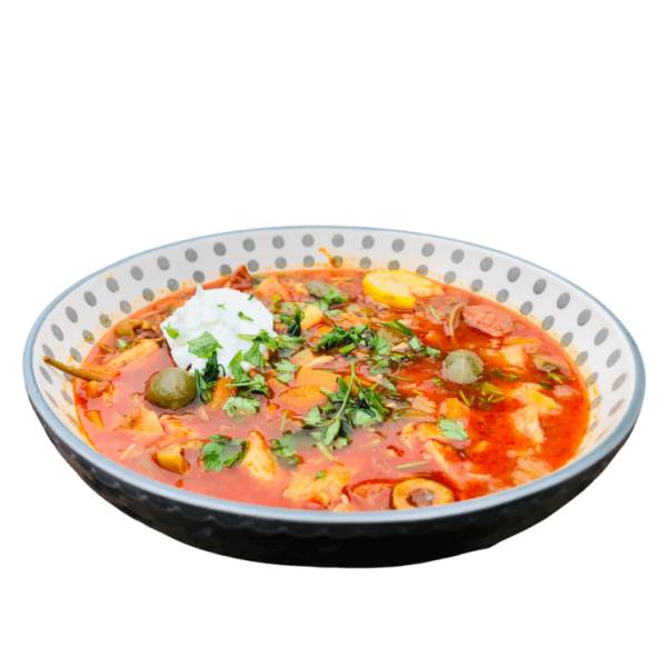 Kwaśno-słona zupa soljanka