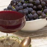 Kisiel z ciemnych winogron