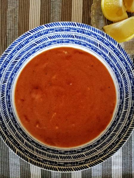 Algieria - Chorba smid (Zupa pomidorowa z semoliną)