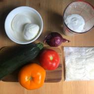 Letnia zapiekanka z warzywami i mozzarellą