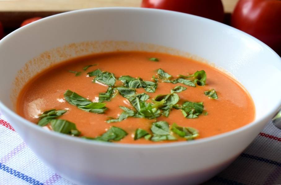 Kremowa zupa pomidorowa + filmik