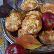 Muffinki jabłkowe z płatkami owsianymi