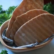 Chlebek chapatis z mąki pełnoziarnistej