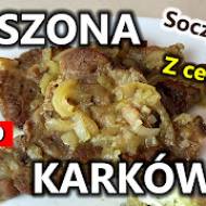 Przepis na Karkówkę duszona  w sosie własnym z cebulką