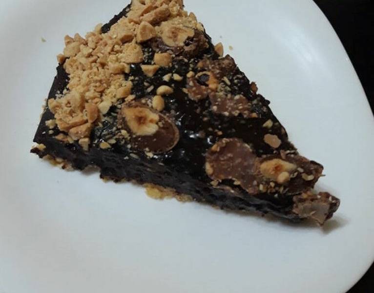 Ciasto czekoladowo – orzechowe bez pieczenia