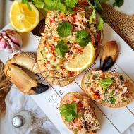 Prosta sałatka z kraba prawdziwego. Simple Crab Salad.