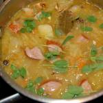 Sycąca zupa „Zimowy Gar”, gorący obiad