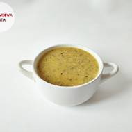 Zupa krem cukiniowo-dyniowa z kaszą pęczak
