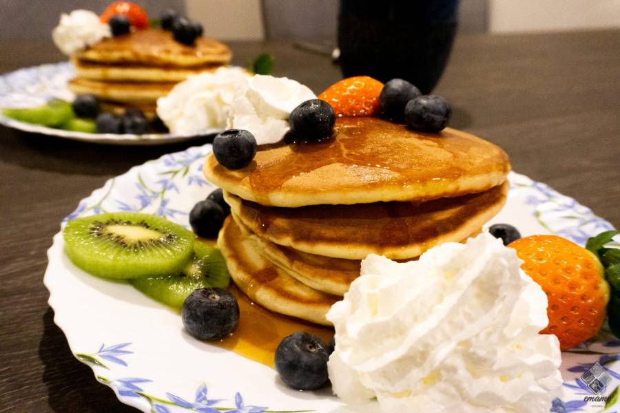 Pancakes ricotta-cytryna