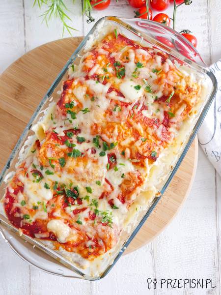 Zapiekane tortille z kurczakiem