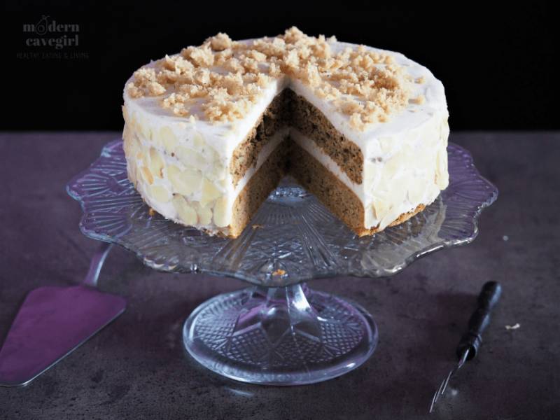 Keto tort makowo – chałwowy (Paleo, LowCarb)