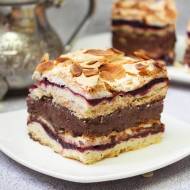 Ciasto Pani Walewska – ciasto Pychotka z kremem czekoladowym