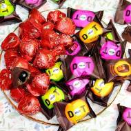 Galaretki owocowe w czekoladzie Jelly DOT i ponownie o pralinach Love & Cherry - recenzja