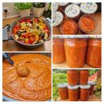 Sos z pieczonych warzyw i pomidorów na zimę