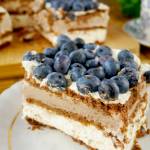 Ciasto Homuś z borówkami – pyszny deser bez pieczenia