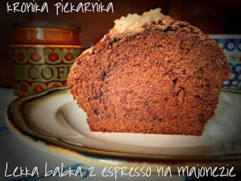 Lekka babka z espresso, na majonezie