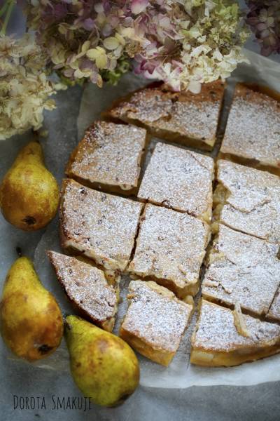 Gruszotka – ciasto z gruszkami