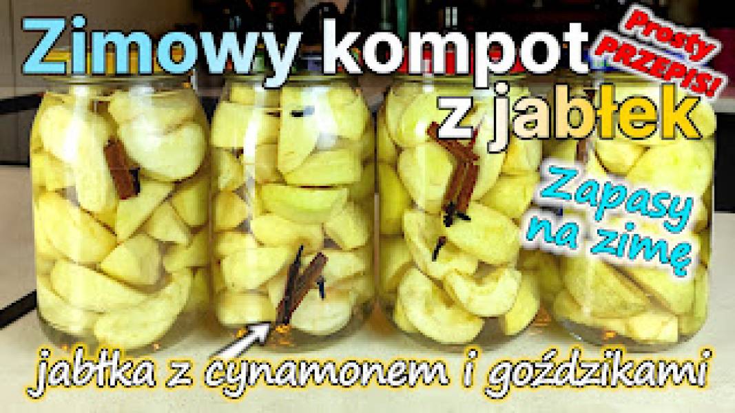 Przepis na zimowy kompot z jabłek