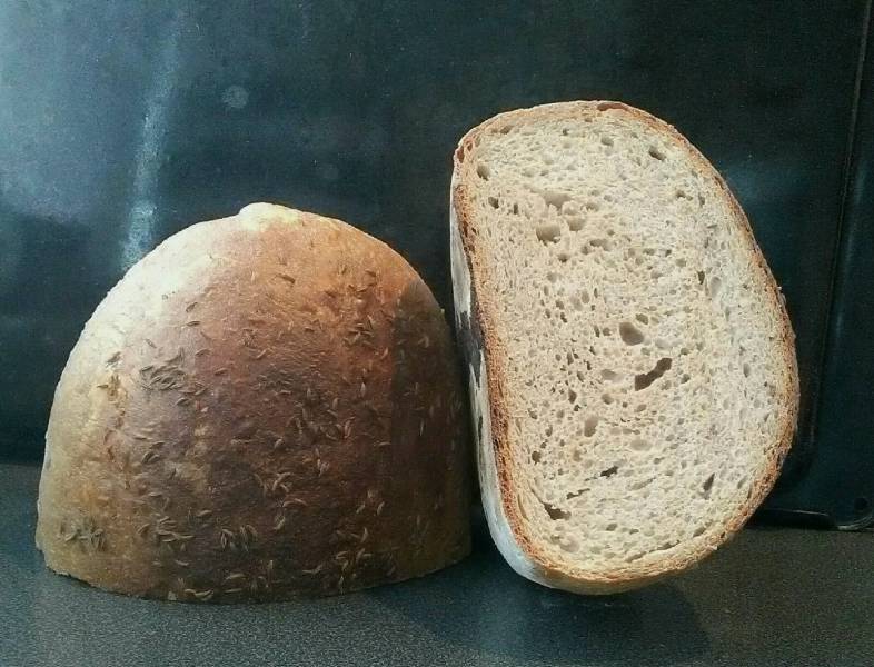 Chleb wiejski trójfazowy na luźnym zaczynie (żurku) - wersja z zaparką