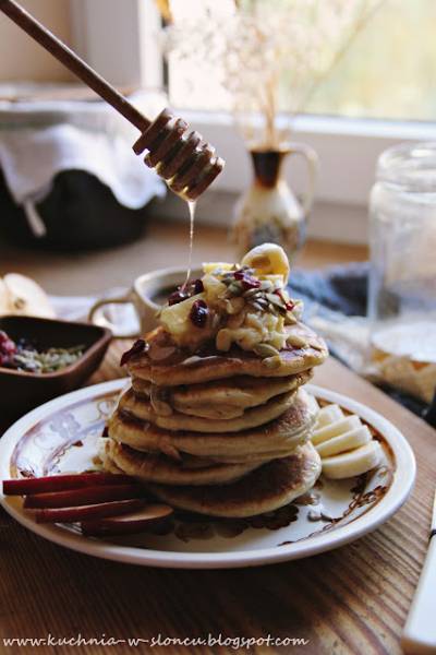 Projekt śniadanie: Pancakes na zakwasie chlebowym