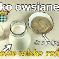 Przepis na domowe mleko owsiane