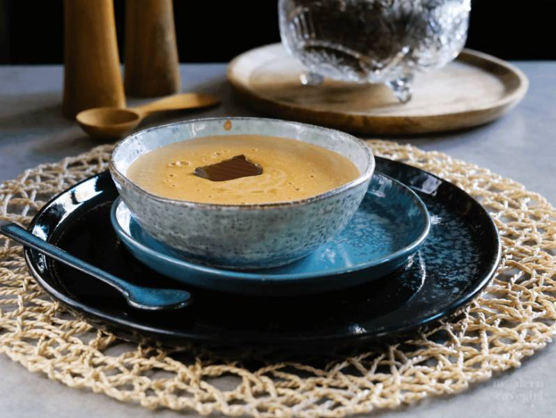 Kawowy keto budyń z kalafiora 🍮(Paleo, LowCarb)